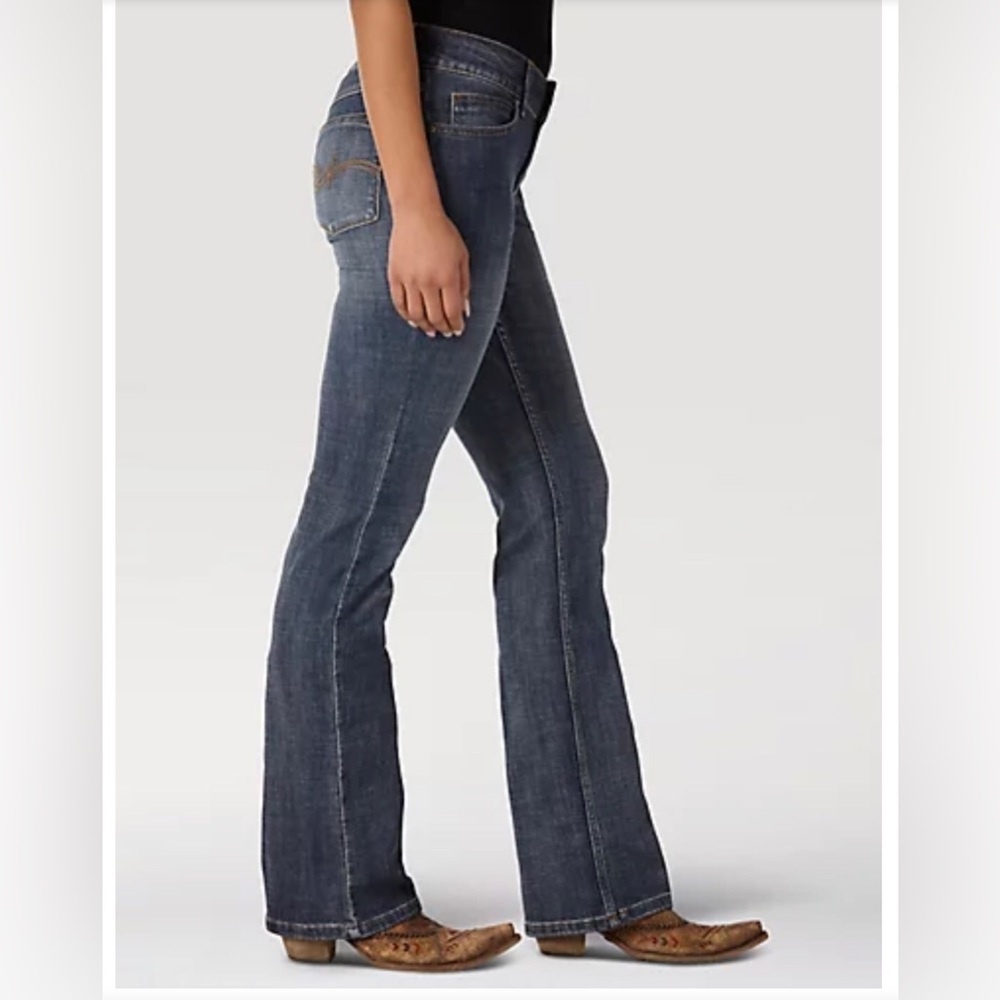 Wrangler AH WASH WOMEN'S BOOTCUT jeans size 7x36 brand new‎